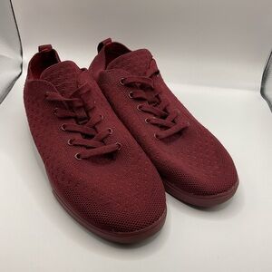 Suavs Marron US 10 Men's The Zilker Knit Sneaker Red Comfort Tie Soft
